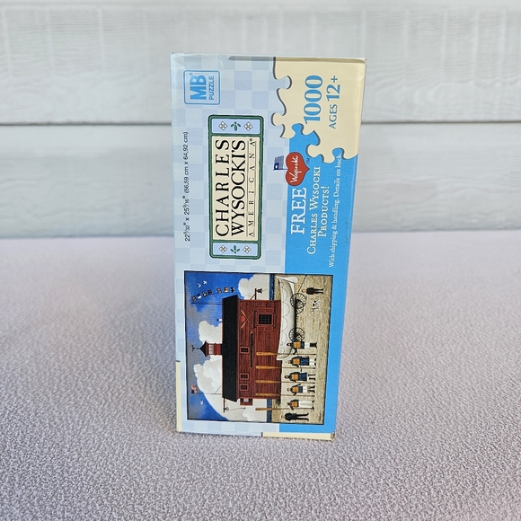 MB Puzzle Charles Wysocki Americana The Seabuglers 1000 PC - Picture 4 of 11